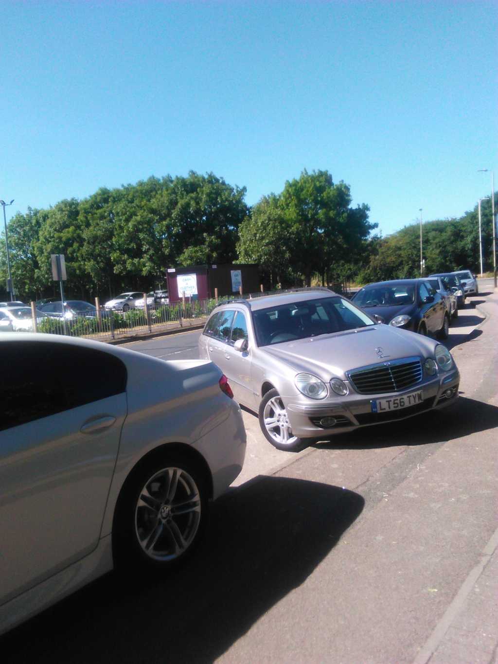 LT56TYW displaying Inconsiderate Parking
