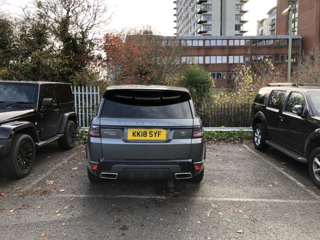 KK18SYF displaying crap parking