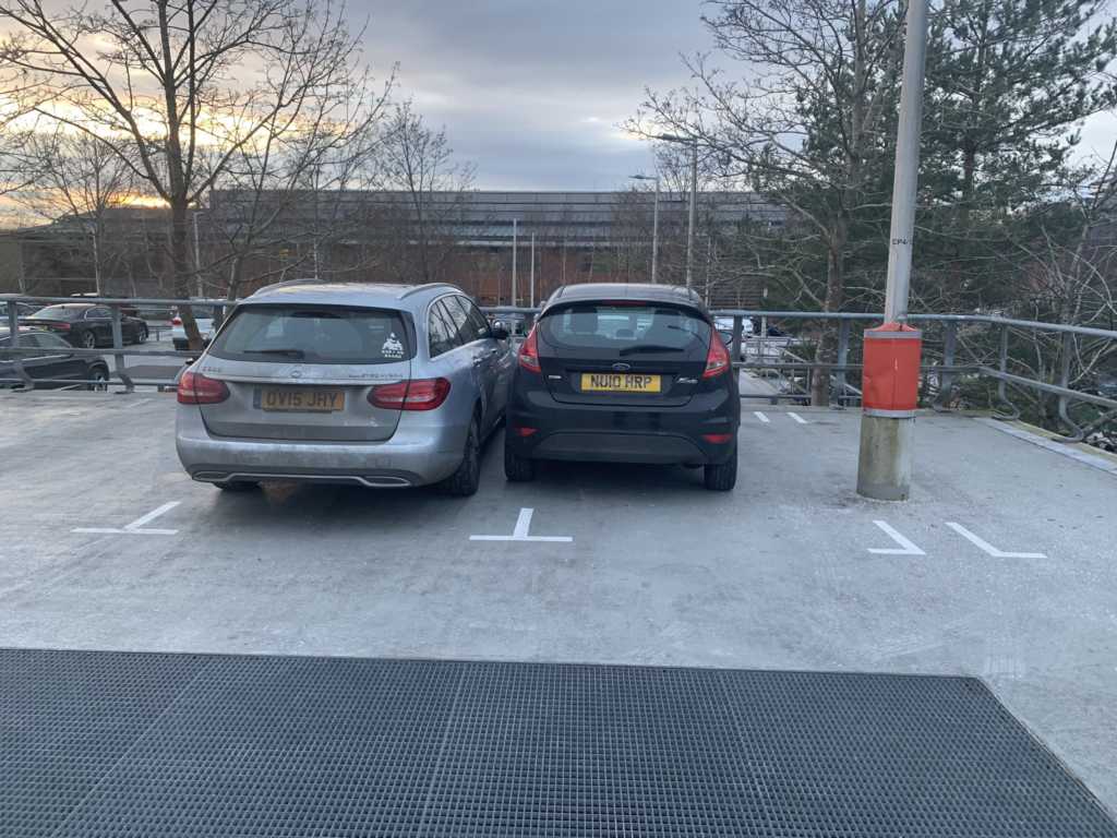 NU10 HRP displaying Inconsiderate Parking
