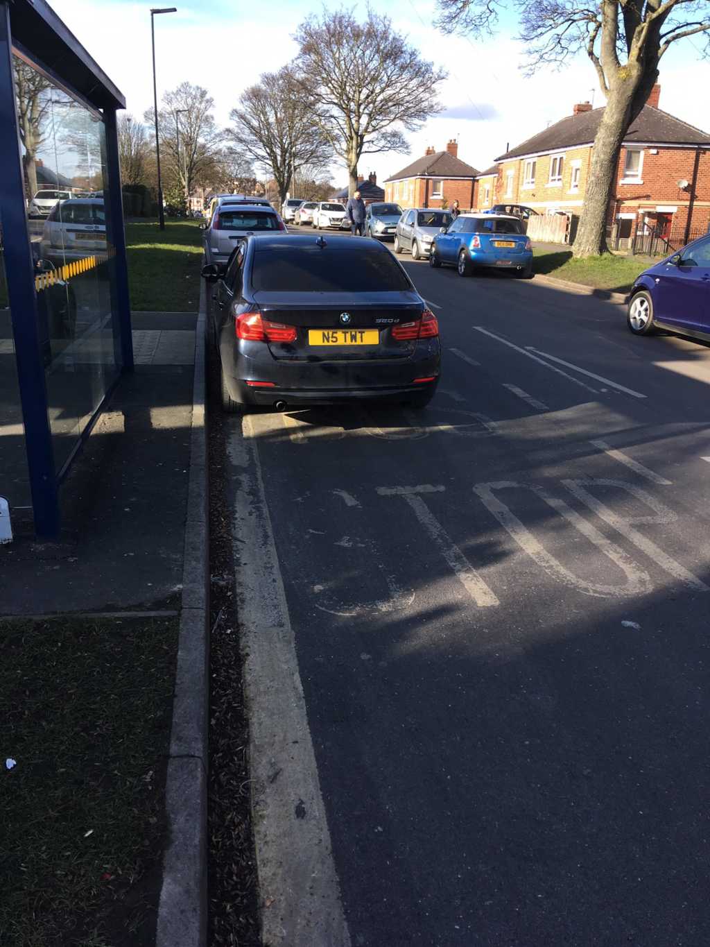 N5 TWT displaying Inconsiderate Parking