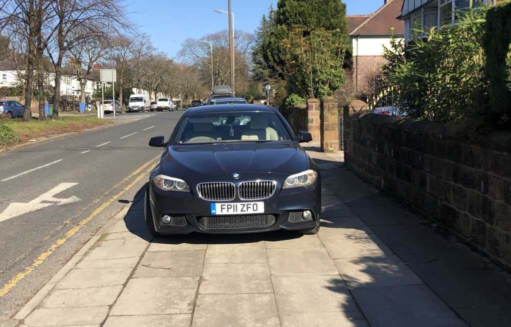 FP11 ZFO displaying Inconsiderate Parking