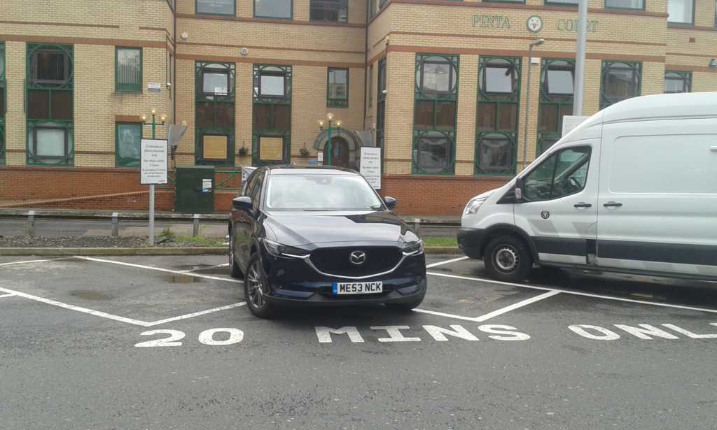 ME53 NCH displaying Inconsiderate Parking