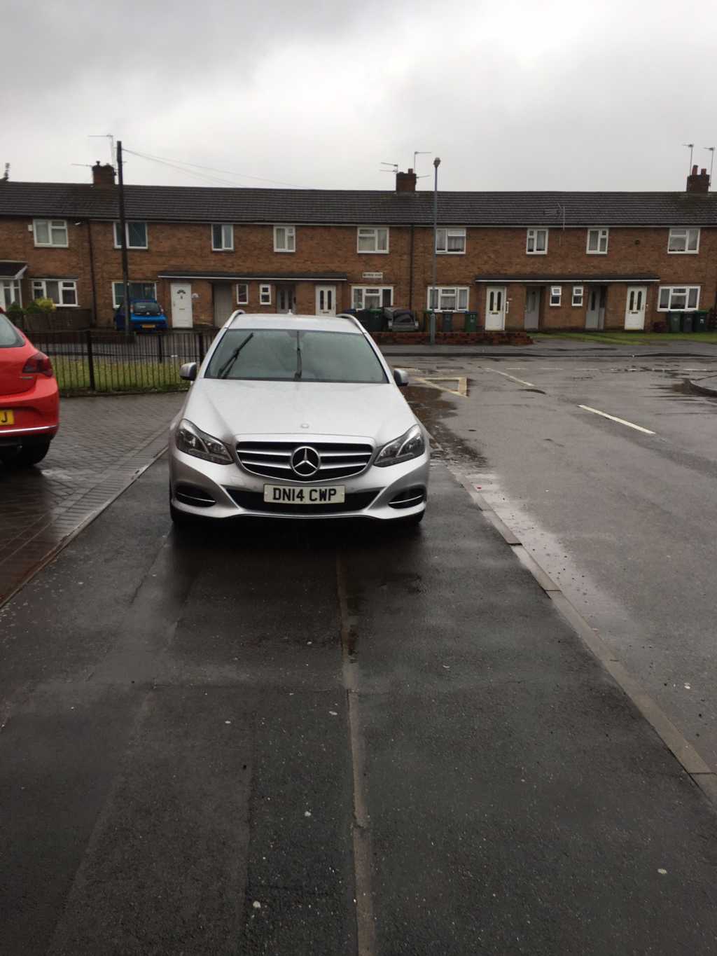 DN14 CWP displaying Inconsiderate Parking