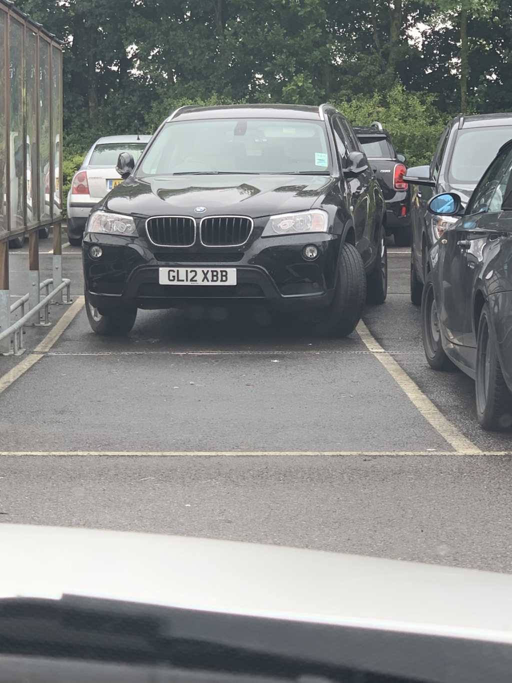 GL12 XBB displaying Inconsiderate Parking