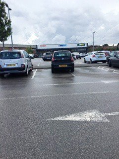 REG NOT ADDED is an Inconsiderate Parker