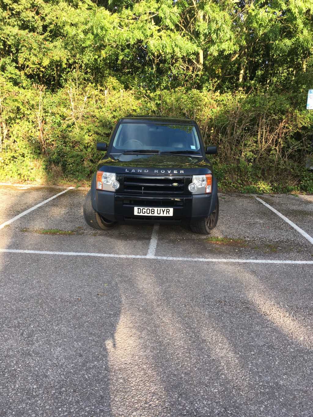 DG08 UYR displaying Selfish Parking