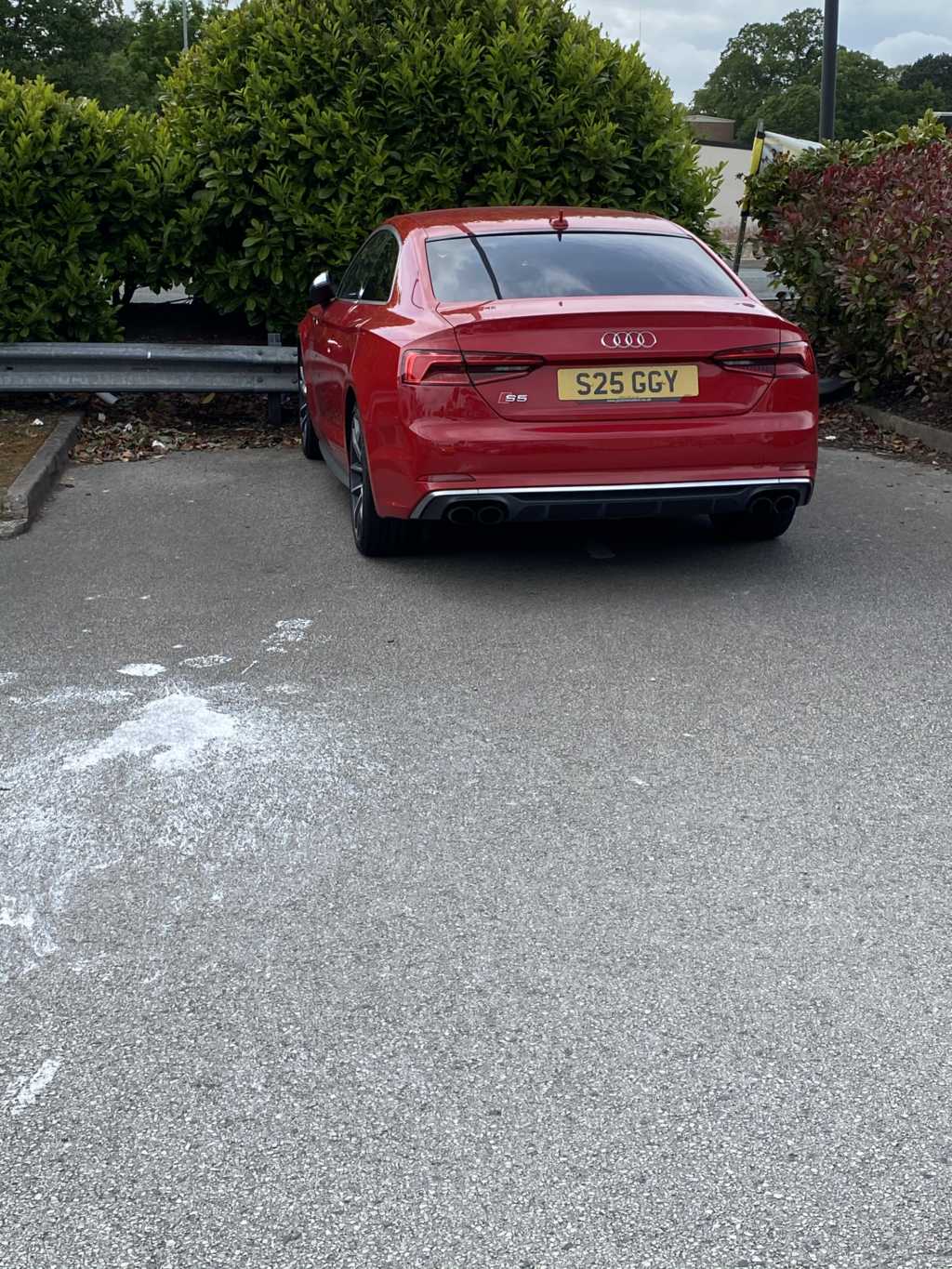 S25 GGY displaying Inconsiderate Parking