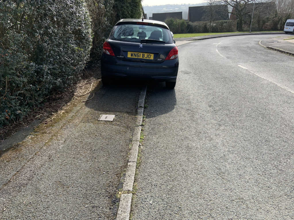 WN61BJO is an Inconsiderate Parker